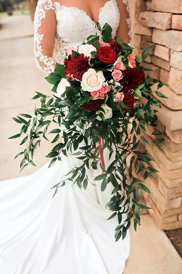 Waterfall Style Bridal Bouquet