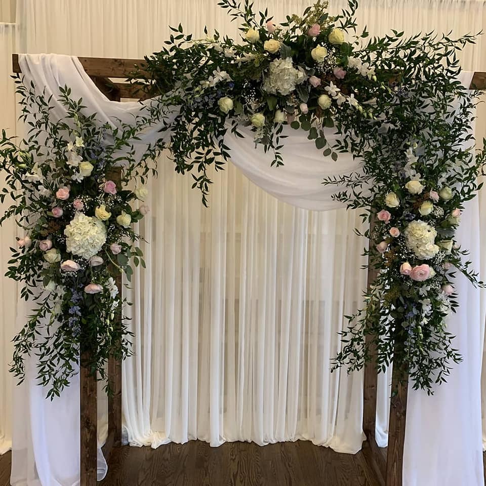Rustic Wedding Arch Arrangement